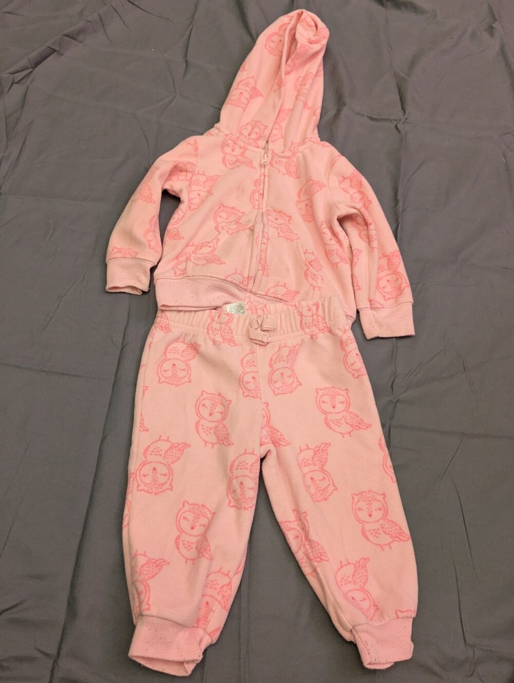 pink owl winter set